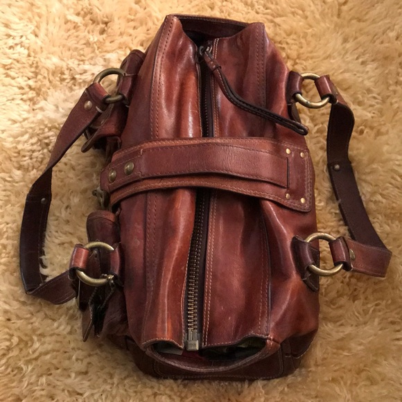 COACH Vachetta Whiskey Leather 65th Anniversary Legacy Mandy Satchel - Picture 3 of 7